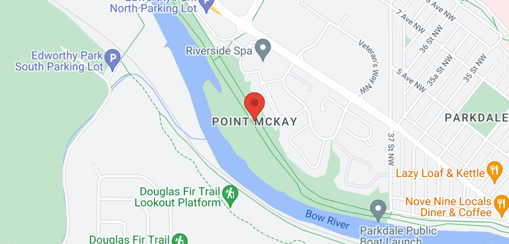 map of #404 80 POINT MCKAY CR NW